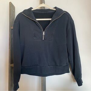 Everlane The ReTrack Half-Zip Sweatshirt